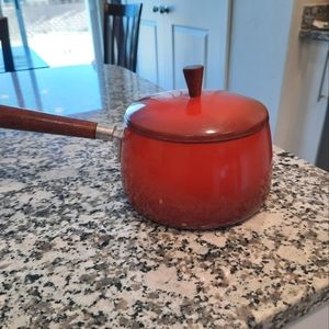 Vintage red pot